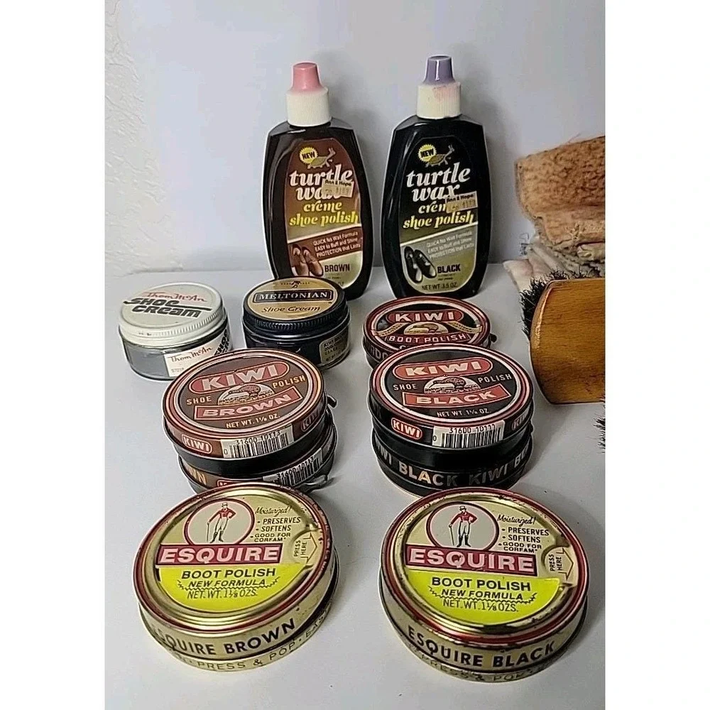 Vintage Kiwi Hand Crafted Shoe Groomer Kit